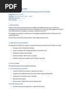 RFP - Third Party Payroll - The document is a Request for