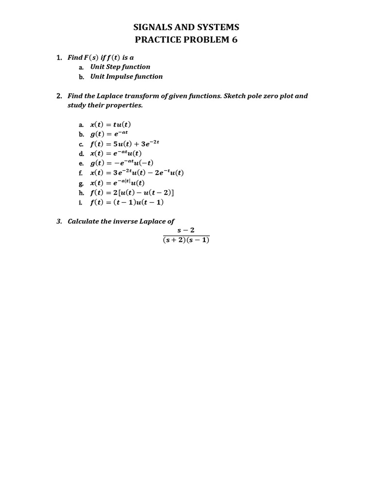 ASS Practice Problem 6 | PDF