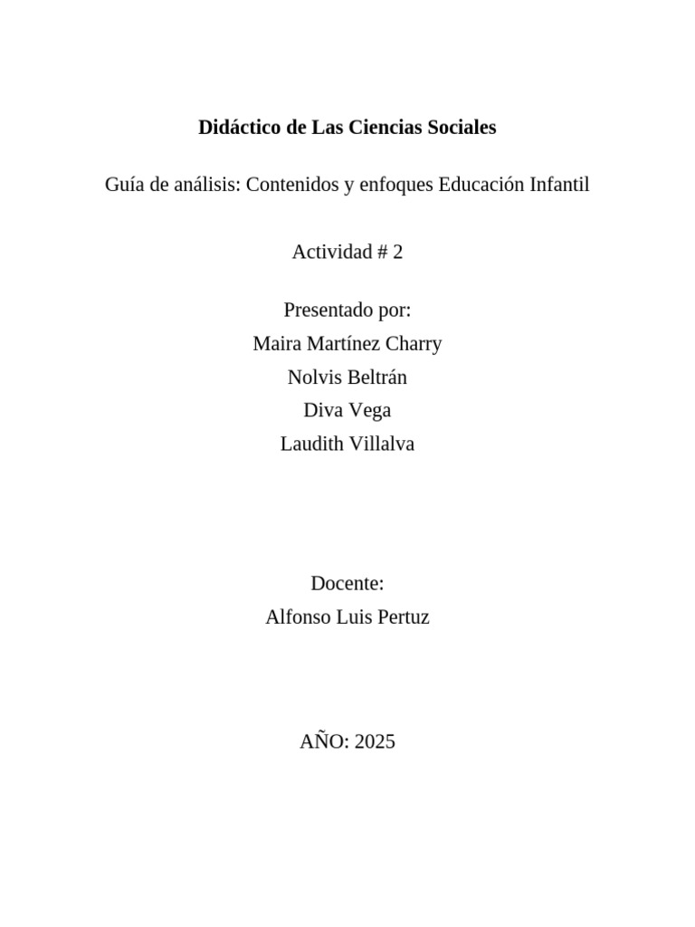Actividad 1 LÚDICO-PEDAGÓGICA | PDF | Plan de estudios ...
