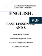 Lesson 6 Lesson 7 Lesson 8 English