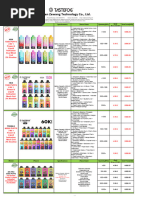 geek bar flavor chart pdf Geek Bar Pulse X Overview and Flavors