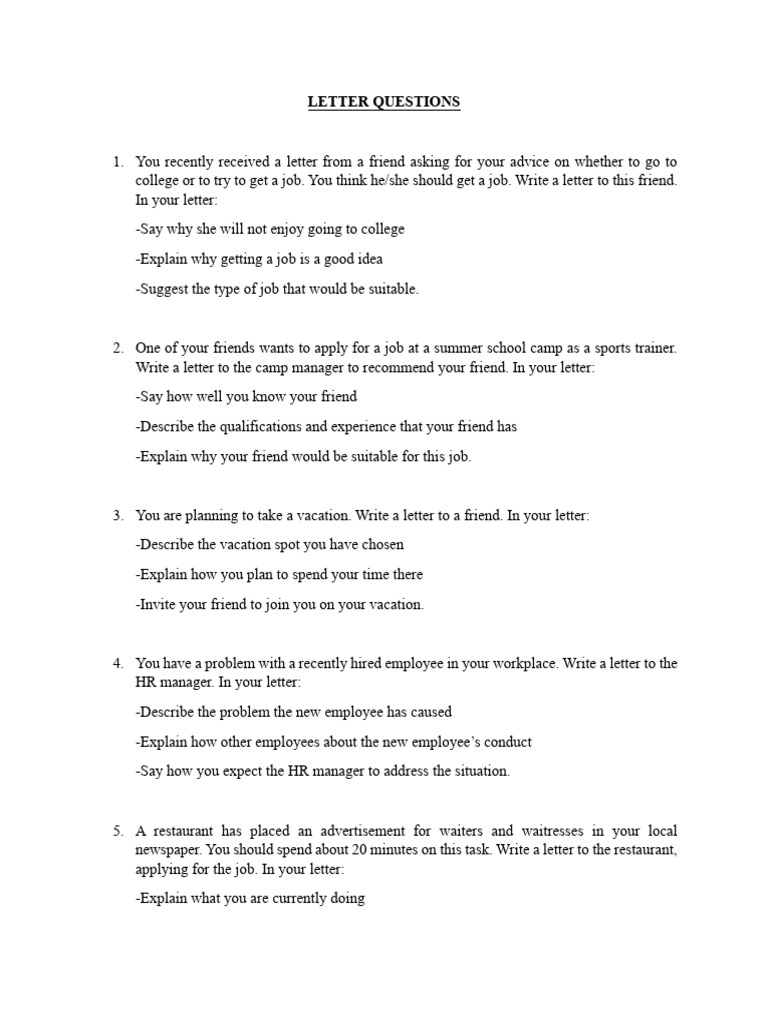 Letter Questions (08!04!24) | PDF