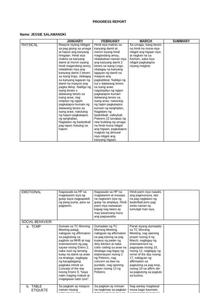 Progress Report - Copy Ems | PDF