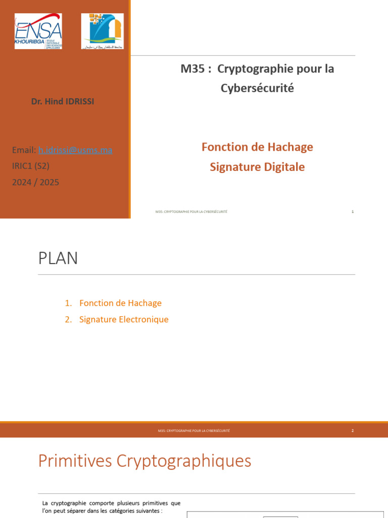 Cours 4 | PDF | Certificat électronique | Public-key cryptography