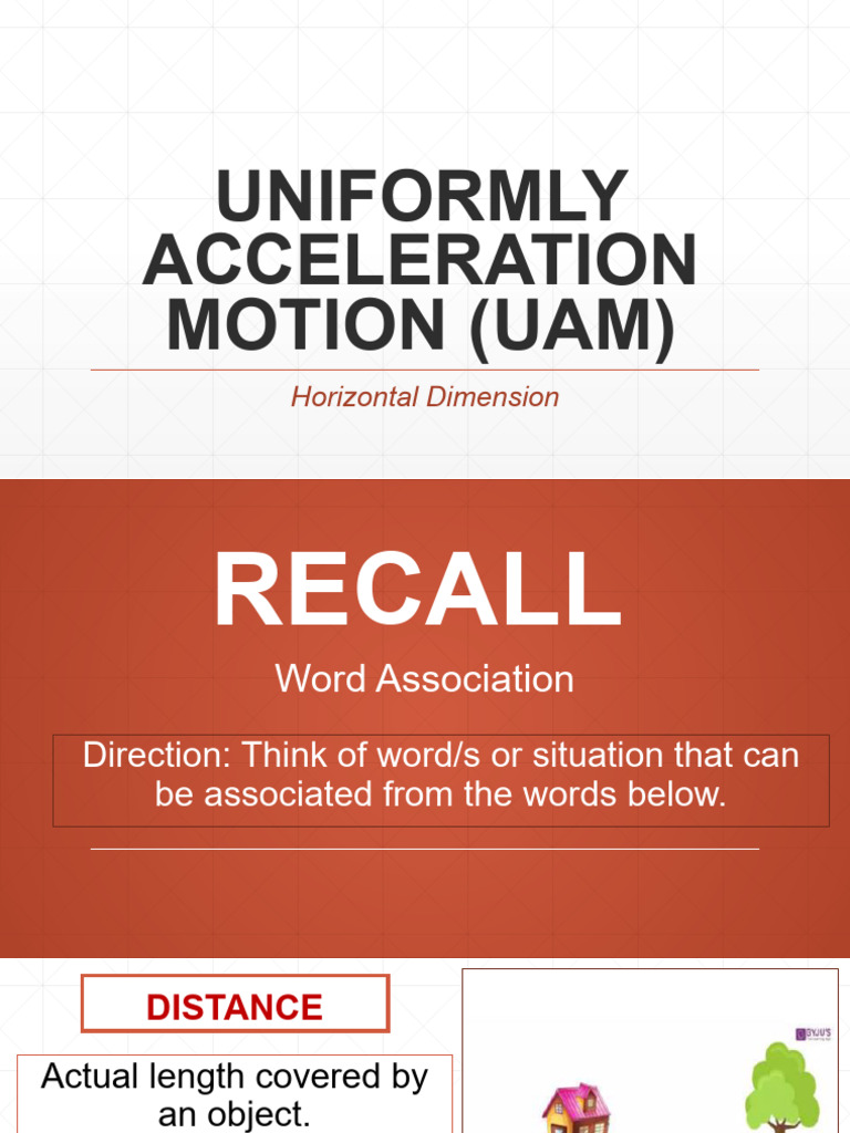 l2 Uam Horizontal Dimesion | PDF | Acceleration | Speed