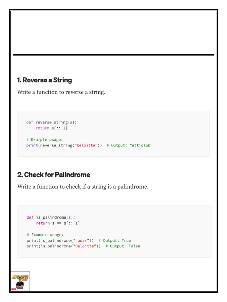 Most Important Coding Question 2026 | PDF