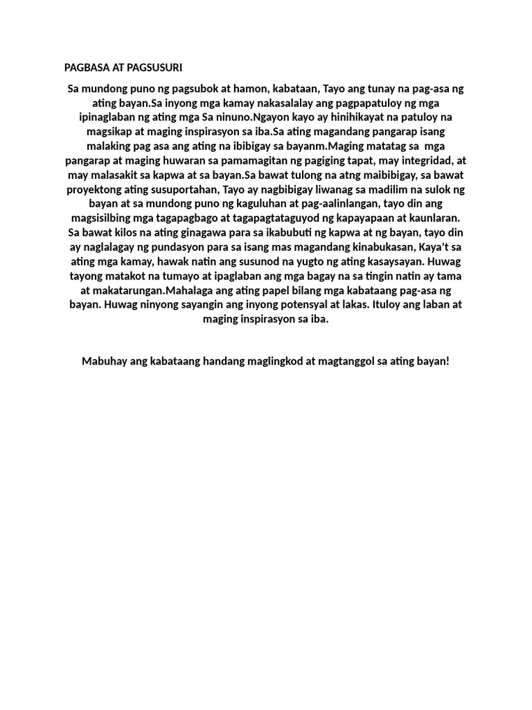 pagbasa | PDF