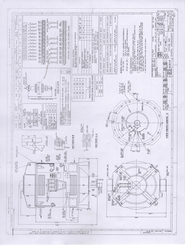 CW Motor Drawing | PDF