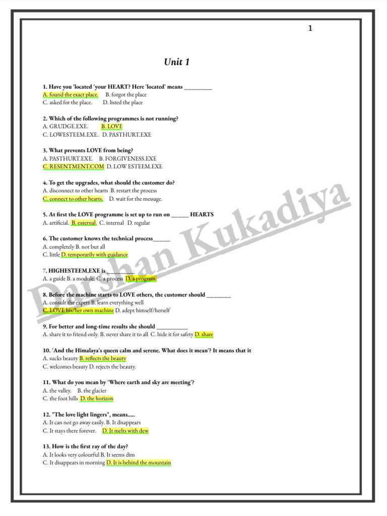 Unit 1 | PDF