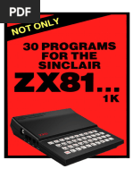 Sixty Programs for Oric 1 Users | PDF | Computing
