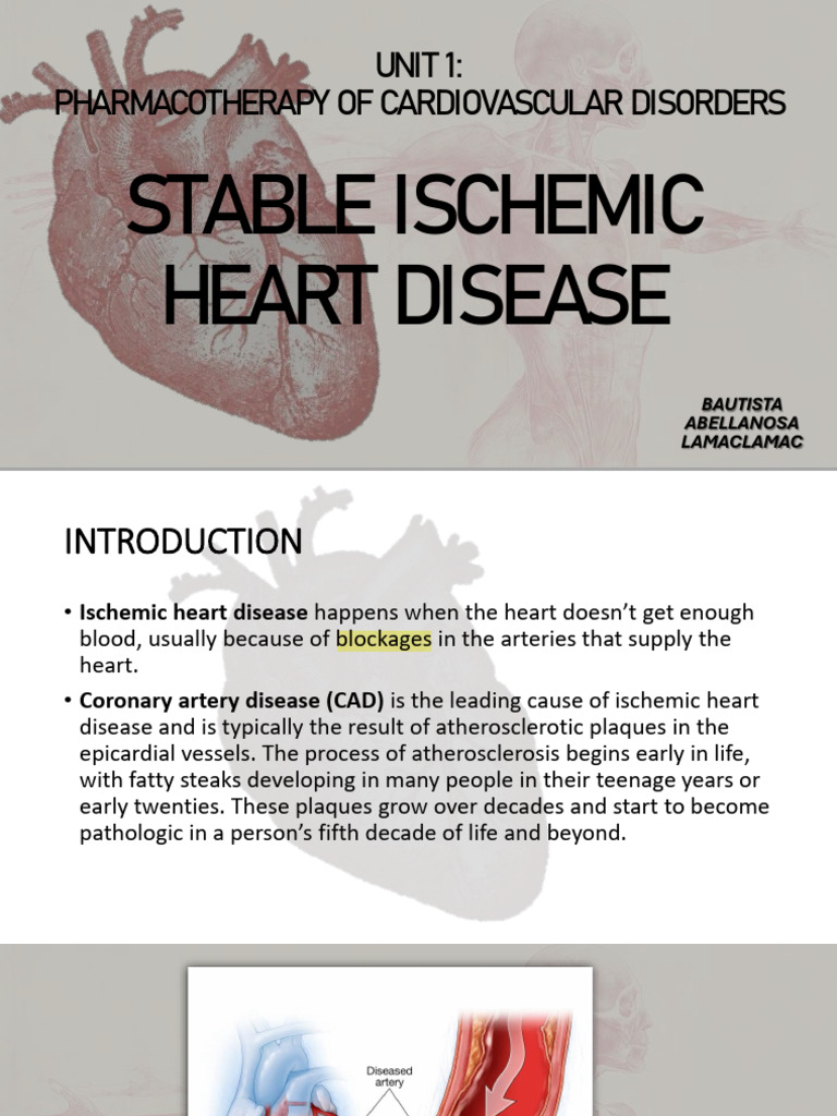Ischemic Heart Disease | PDF | Coronary Artery Disease | Myocardial ...