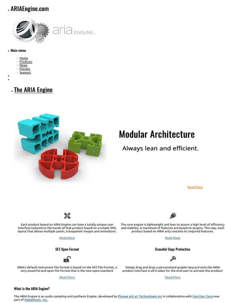 The ARIA Engine | PDF | File Format | System Software