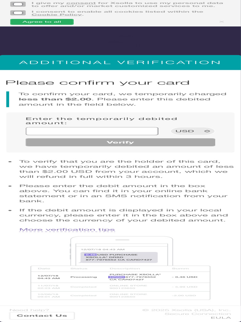Additional Verification | PDF