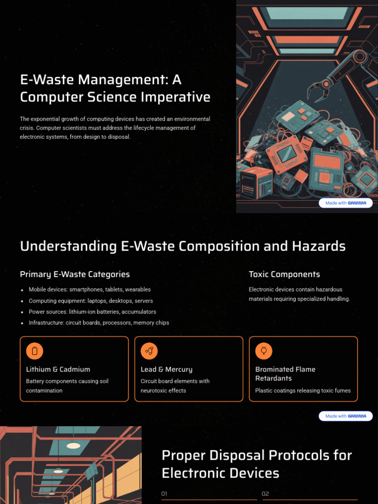 E Waste Management A Computer Science Imperative | PDF | Electronic ...