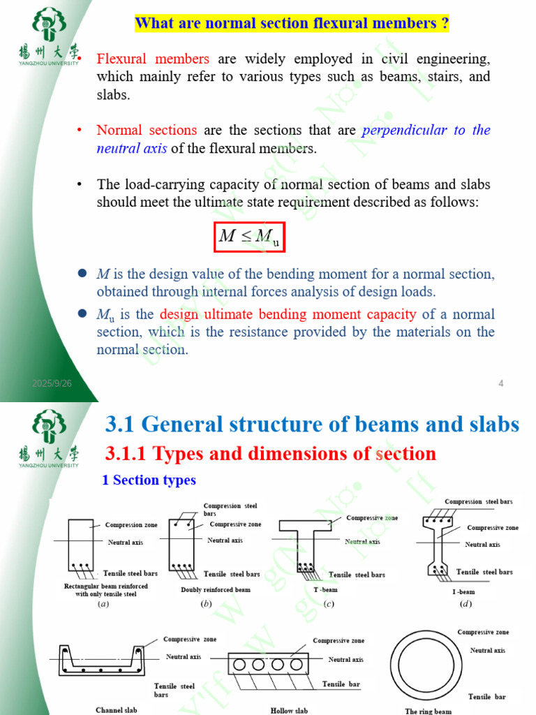 Chapter 3 - Flexural Normal Section RC | PDF