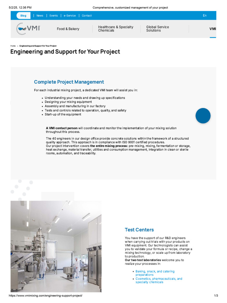Comprehensive, Customized Management of Your Project (VMI) | PDF ...
