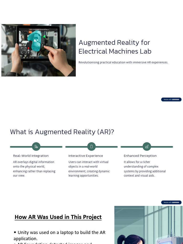Augmented Reality For Electrical Machines Lab (1) Final | PDF ...