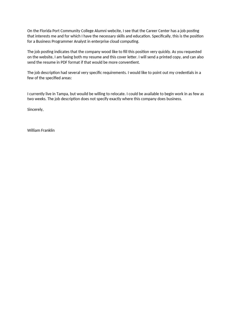 Letter Text | PDF