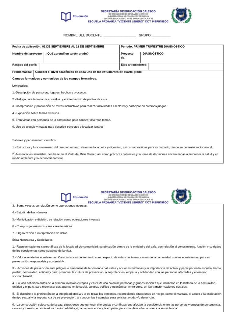 Formato - de - Planeación 24-25 | PDF
