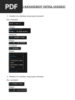 MySQL Commands Guide for Class 12 CBSE | PDF | Table (Database ...