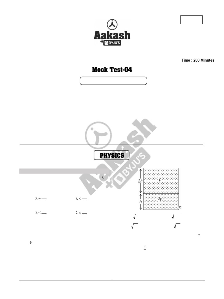 Mock Test 04 | PDF