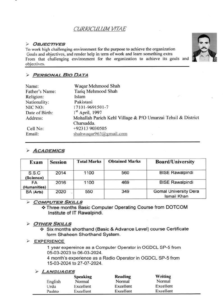 Compressed Waqar CV | PDF