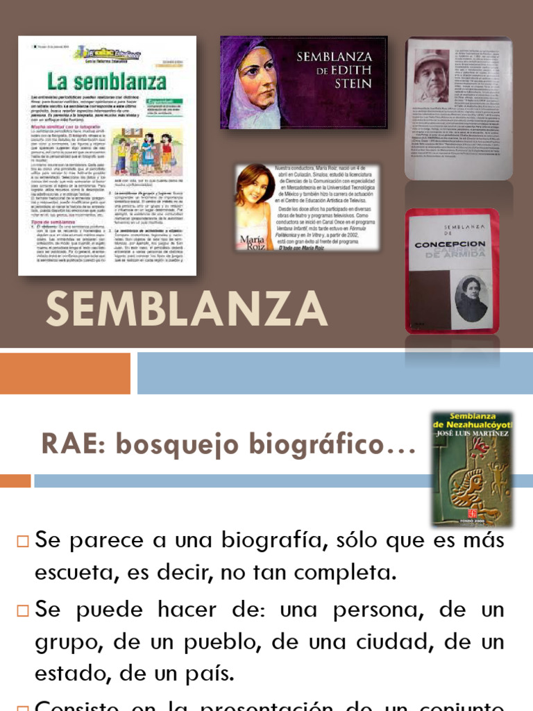 Semblanza | PDF