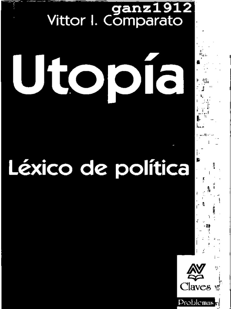 Comparato, Vittor i Utopía Léxico de Política Ocr Por Ganz1912 | PDF ...
