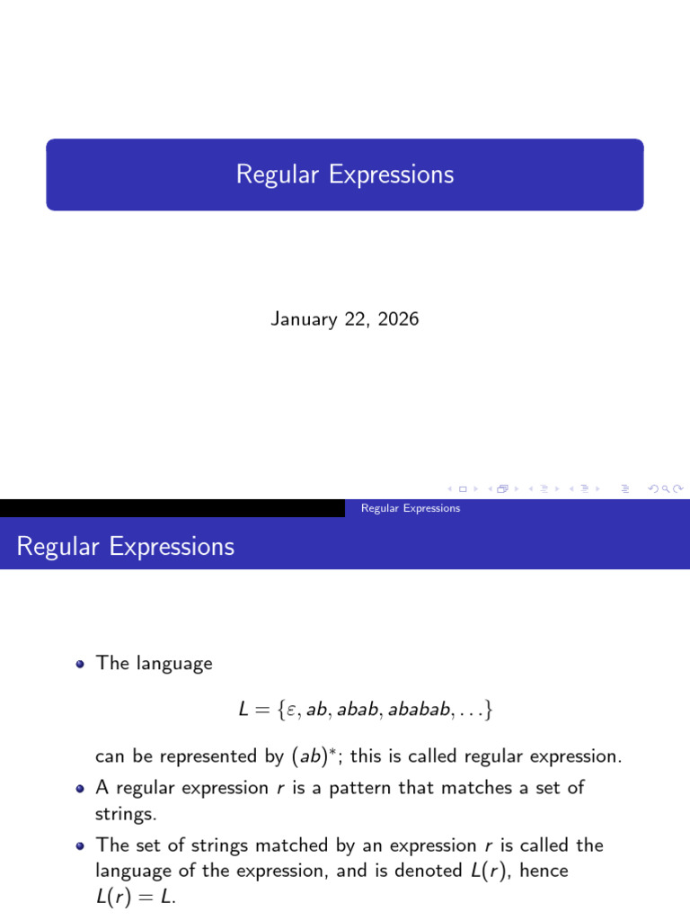 Regular Expressions | PDF