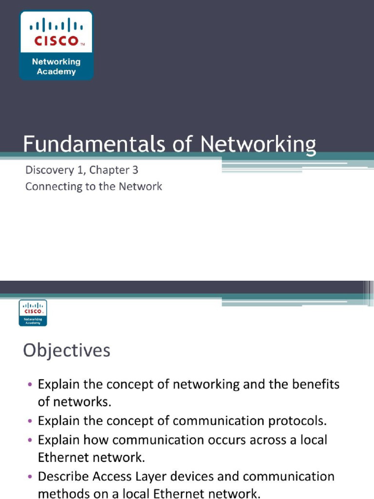 Chapter 3 Fundamentals of Networking | PDF