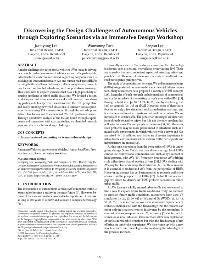 Autonomous Vehicles Workshop | PDF | Traffic | Virtual Reality