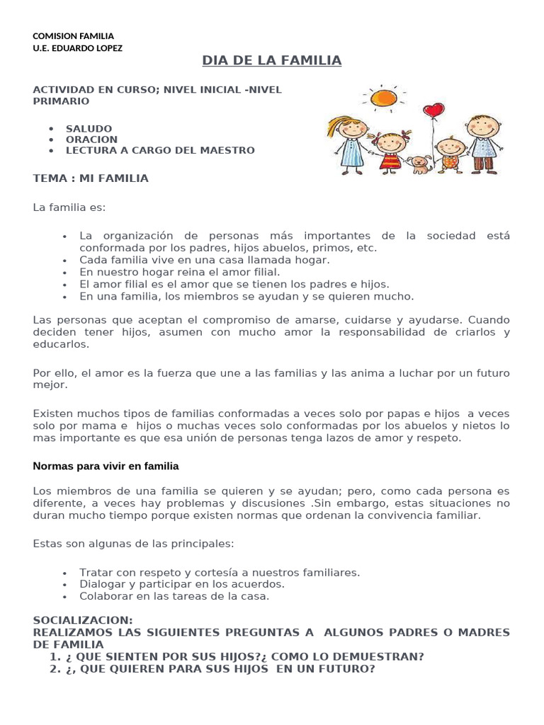 Dia de La Familia | PDF