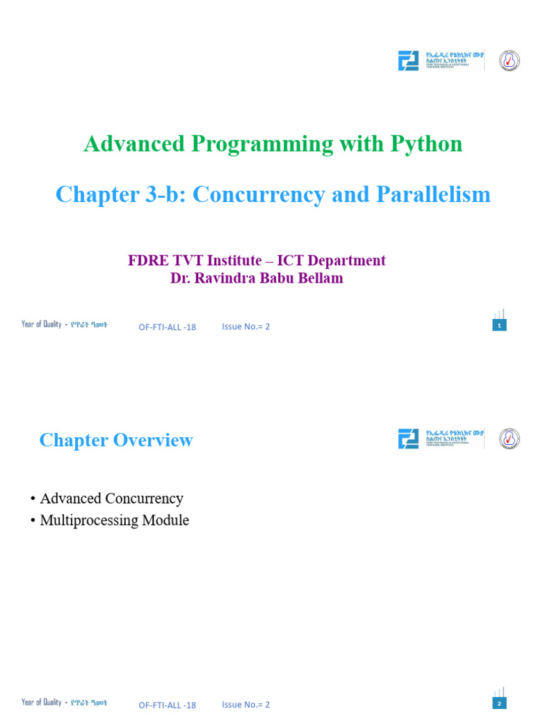 Chapter 3b v1 | PDF | Concurrency (Computer Science) | Computing Platforms