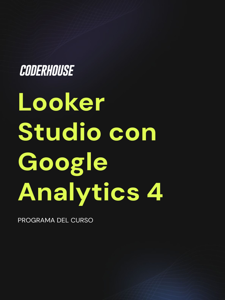 Looker Studio Con Google Analytics 4 | PDF | Informática