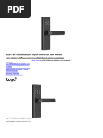 Manual of Smart Door Lock | PDF