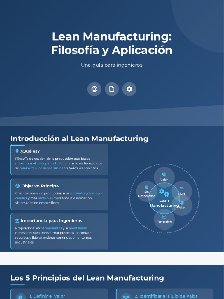 Lean Manufacturing_ Filosofía y Aplicación | PDF | Lean Manufacturing ...