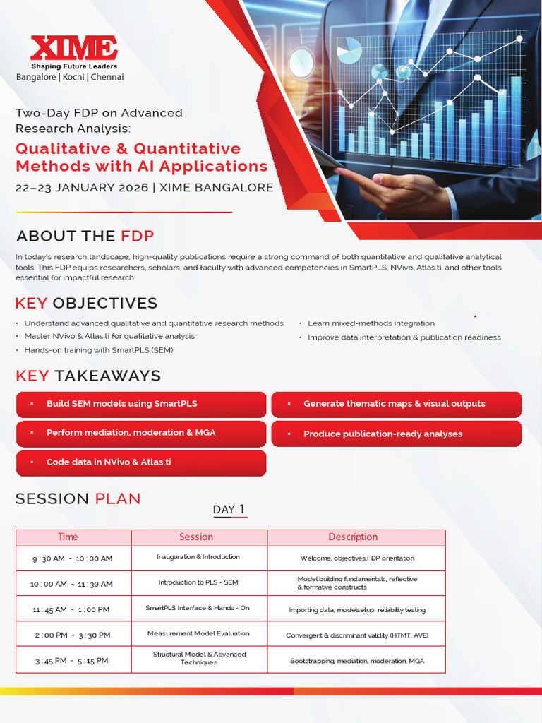 XIME - FDP Invitation Jan | PDF | Qualitative Research | Quantitative ...