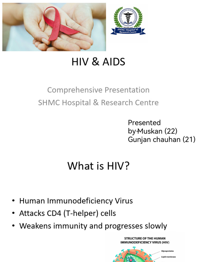 Final HIV AIDS Presentation SHMC | PDF