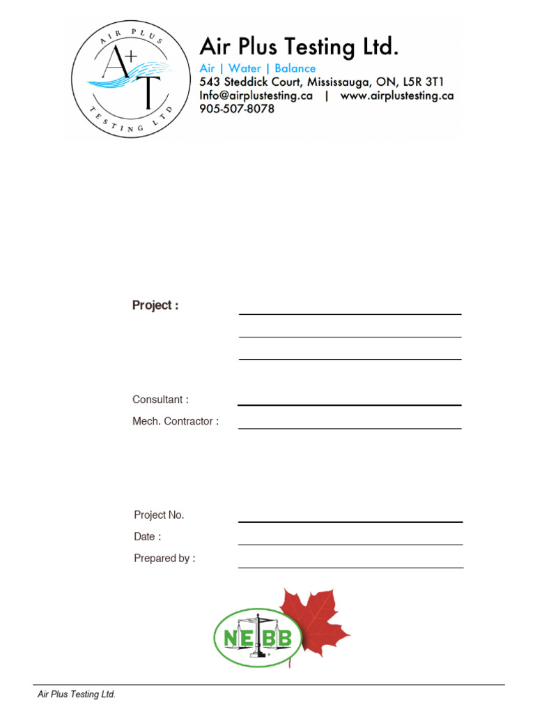20 Brin Drive CACF Room-Template For Design CACF | PDF | Pressure ...
