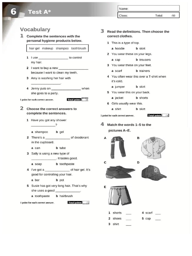 Test Unit 6 | PDF