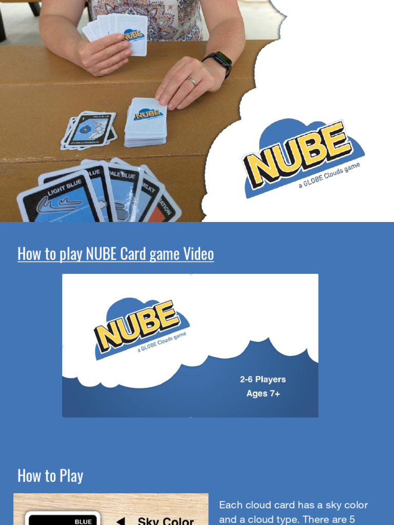 Let's Play NUBE Card Game | PDF | Cloud | Clouds, Fog And Precipitation