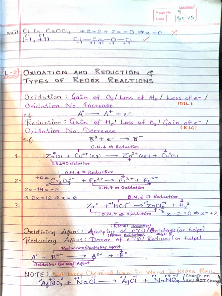 Redox RXN | PDF