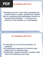 As Estratégias Defensivas - Psicologia do Trabalho