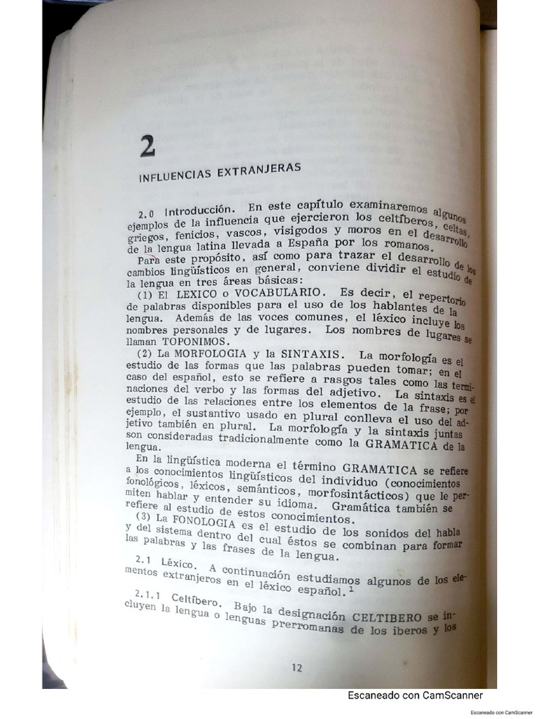 Historia de La Lengua Española Capitulo 2 y 3 | PDF