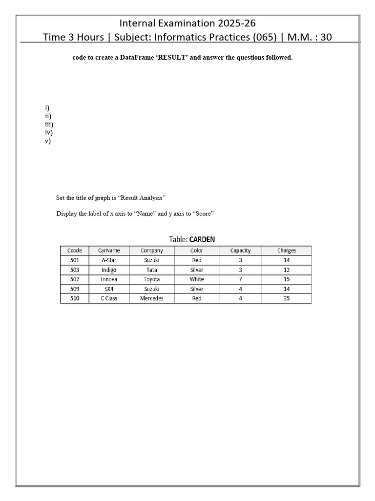 Ip Practical Revision Ques-3 | PDF | Computer Programming | Sql