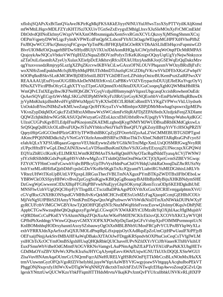 Random Char String 0002 | PDF