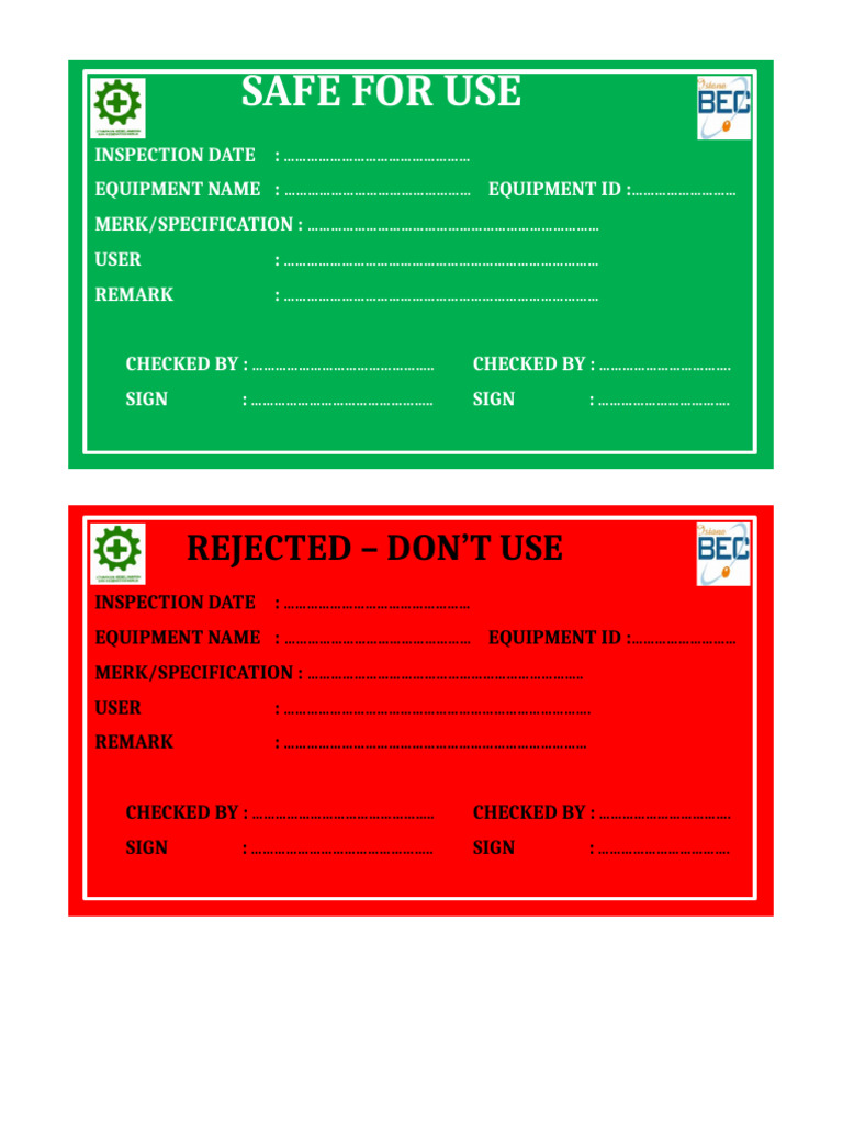 Sticker Inspeksi 6x4 CM | PDF