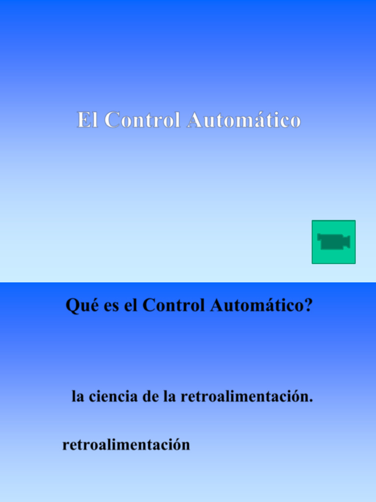 Control Automatico | PDF | Sistema | Teoría de sistemas