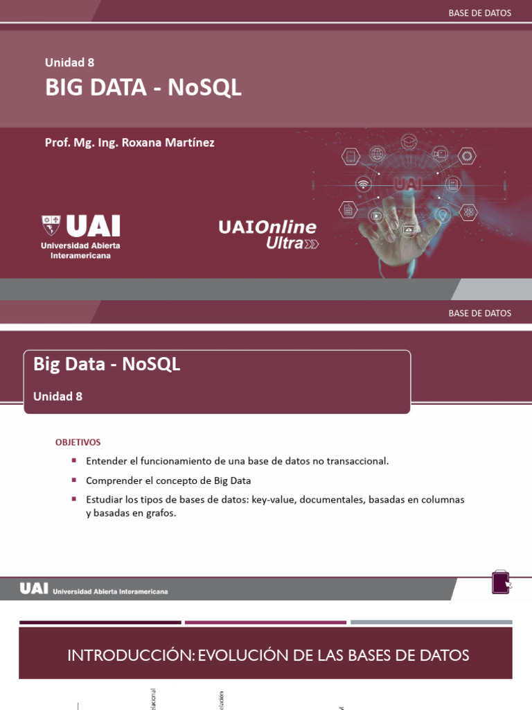 Unidad 8 - Big Data - Nosql | PDF