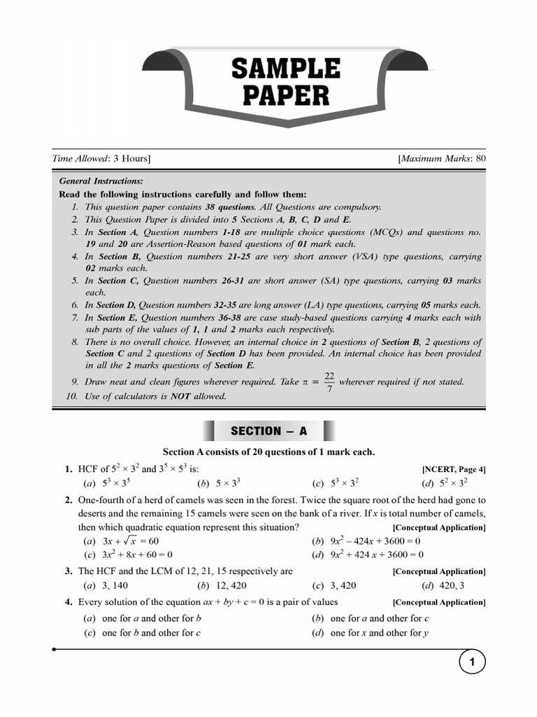 Pt2 Maths Paper Set 2 | PDF